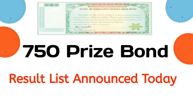 750 prize bond list