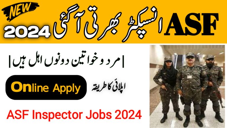 ASF Inspector Jobs 2024