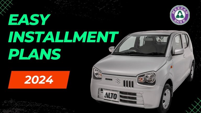 Suzuki Alto Easy Installment Plan 2024